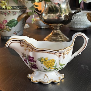 お値下げ　spode スタッフォードフラワーズ　シェル型 2枚 アイリス Spode Stafford Flowers - Etsy