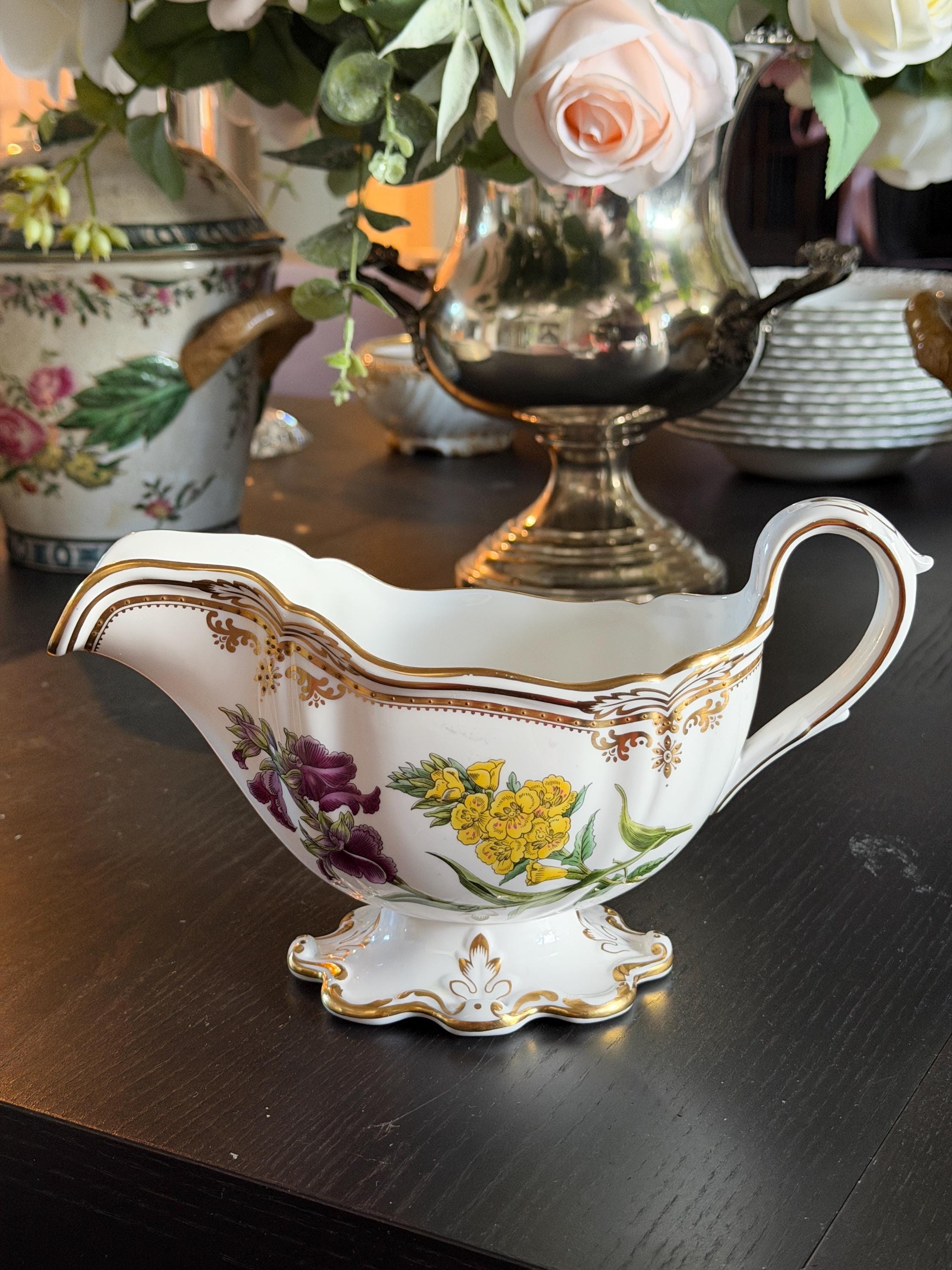 スポード　スタッフォードフラワー　ディナープレート Spode stafford - Etsy 日本