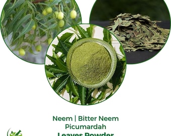 Neem Leaves Powder, Azadirachta indica Herbal Powder | Natural