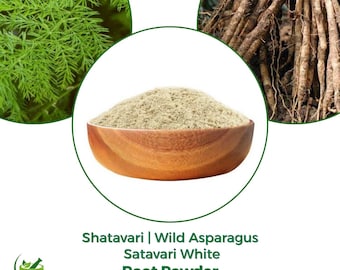 Shatavari Root / Powder | Asparagus Racemosus | Wild Shatavari | Natural