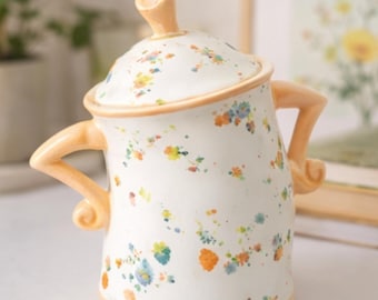 Whimsical Handmade Ceramic Teapot, Art Pottery with Arms and Legs