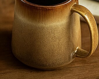 Ręcznie robiony ceramiczny kubek do kawy – nowoczesny kubek z kamionki (480 ml / 780 ml)