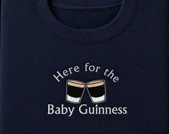 Here for the Baby Guinness Embroidered unisex T-shirt, Sweatshirt or hoodie.