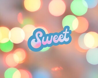 Girls room pretty print - Sweet