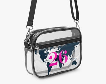 Clear PVC Crossbody Bag