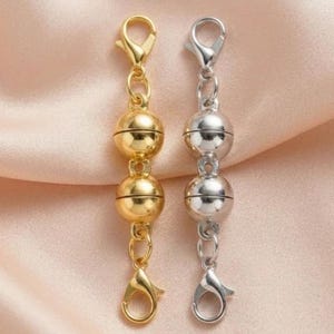 Magnetic Clasp Converter | Necklace & Bracelet Connector | Gold | Silver