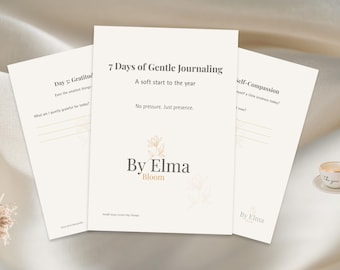 7 dni łagodnego dziennika – dziennik do druku, który zapewni spokój i jasność umysłu