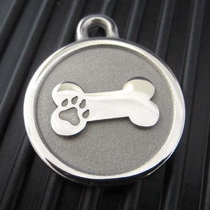 Small Stainless Steel Bone ID Tag