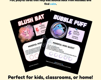 Mindful Mini Quest Cards: Calm & Growth Exercises (Digital Download)
