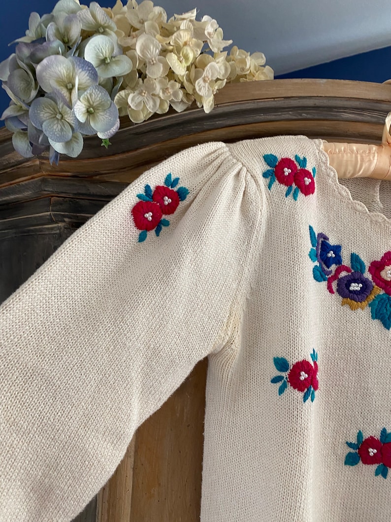 Sterling White Wreath Sweater main image 1
