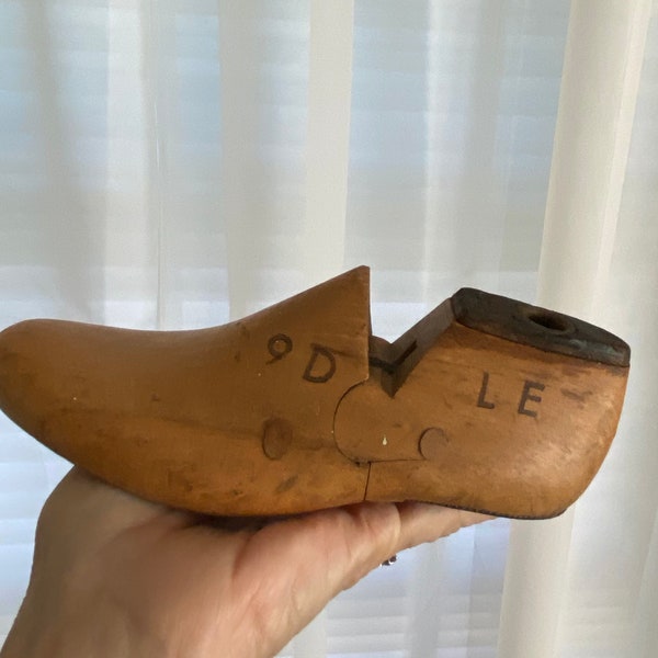 Child's Wooden Shoe Last from a Swedish Factory