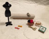 Miniature Sewing Room Has A Mannequin, Ironing Board and More