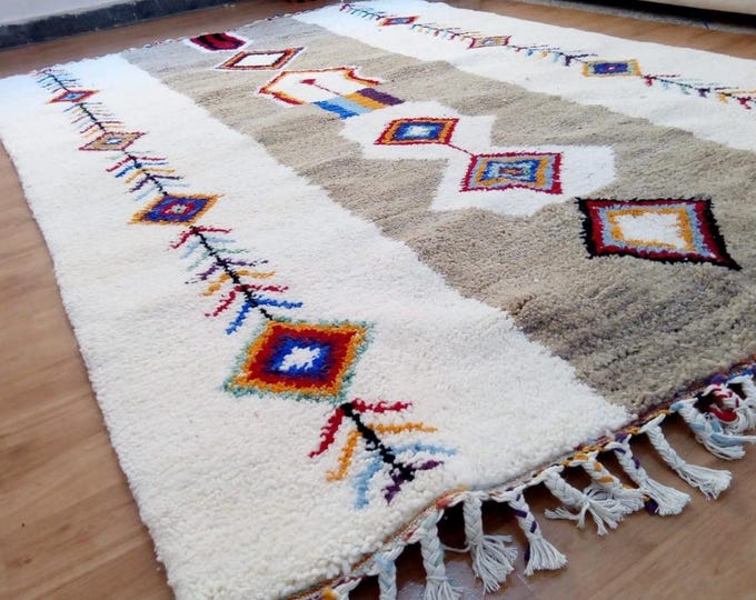 natural tassel rug