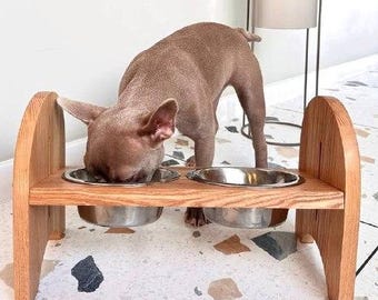 Custom dog bowl | Dog bowls | Dog bowl stand | Pet bowl | Dog food bowl | Gift for dogs | Pet gifts | Dog feeder stand | Dog gift |Dog gifts