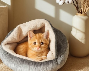 Katzenbett, Plüsch-Katzensofa, Komfort-Haustierbett, modernes Hundebett, Hundebett, kleine Hundecouch, Luxus-Haustiermöbel, Welpenbett, Hundesofa