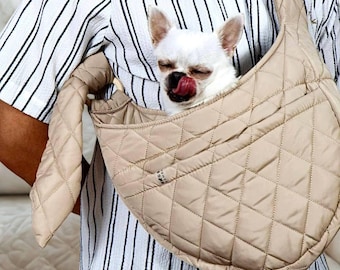 Hands-Free Pet Sling, Stylish Dog Carrier, Cat Sling, Small Dog Sling, Dog Sling Carrier, Custom Pet Carrier, Pet Travel Bag, Pet Slings
