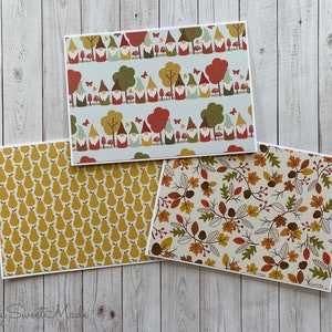 Assorted Fall Blank Cards - 15 Assorted Designs Blank Greeting Cards - Blank Card - Woodland Cards - Fall Cards Set - Autumn Cards