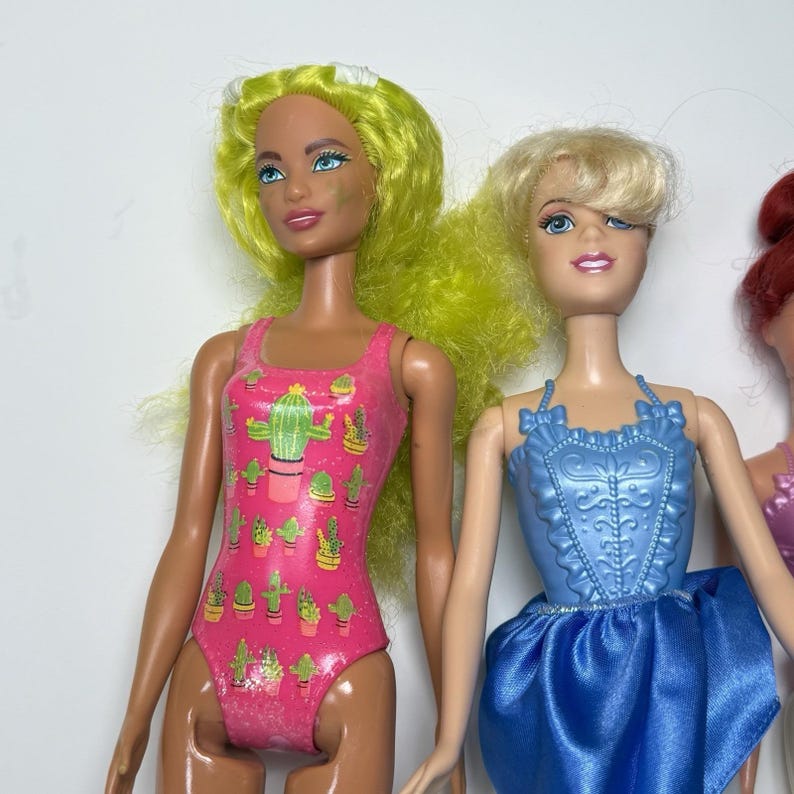 Lote de 5 muñecas bailarinas de princesas Disney: Ariel, Bella, Cenicienta y Rapunzel, 29 cm (11,5 pulgadas). imagen 3
