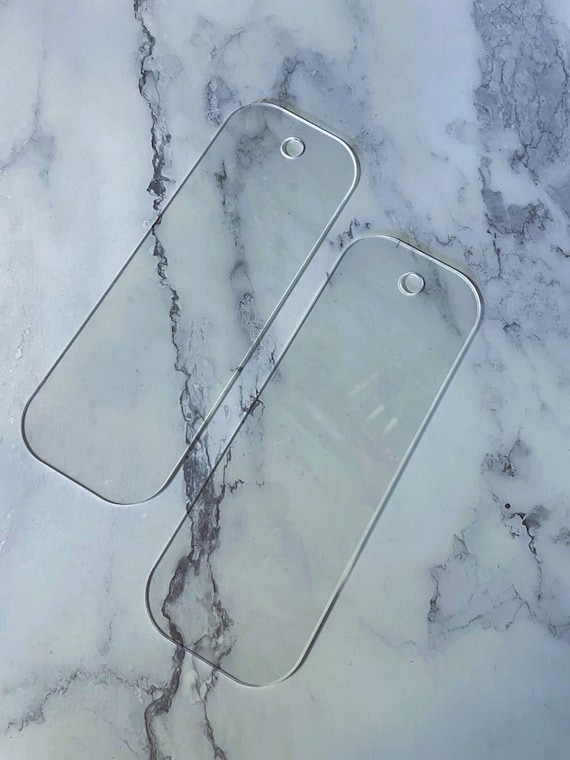 Blank Clear Acrylic Bookmark – DIY Personalized Reading Accessory