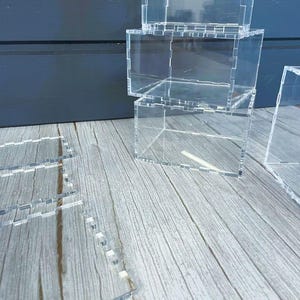 Clear Acrylic Display Box for Collectibles – Small, Medium & Large Sizes