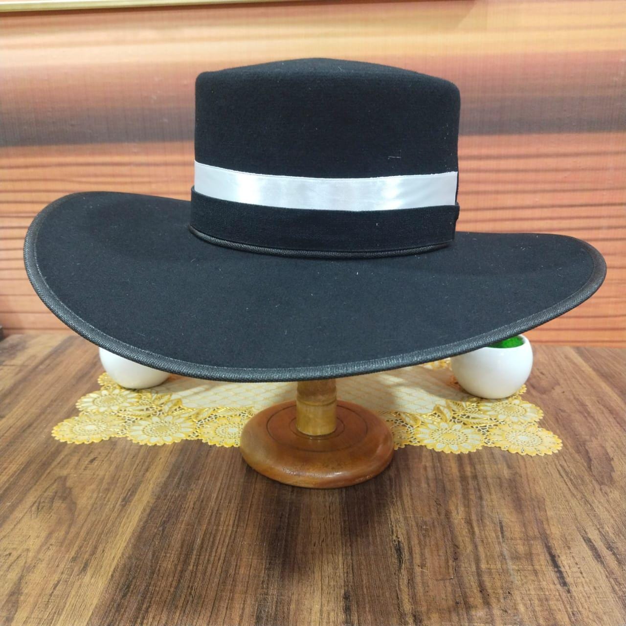 WORTH & WORTH Orlando Palacio Custom Bolero Wide Brim Black Sequins Hat 7 Unisex Wide Brim Bolero Hat for Women - Etsy main image 4