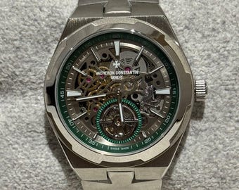 Vintage Vacheron Constantin Automatic Movement Silver Dial Silver Stainless Steel Bracelet Men Watch | Wrist Watch | Birthday Gift