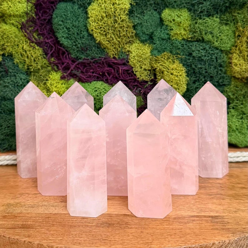 Rose Quartz Crystal Towers 画像 1