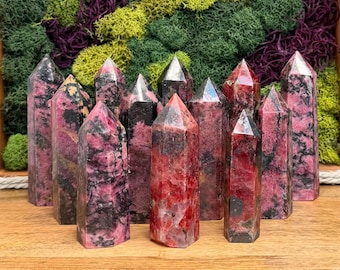 Rhodonite Crystal Towers
