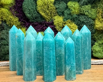 Torres de cristal de amazonita
