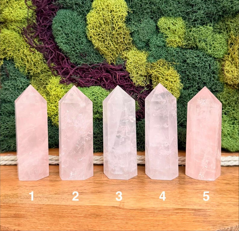 Rose Quartz Crystal Towers 画像 3