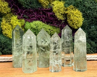Green Quartz Crystal Towers