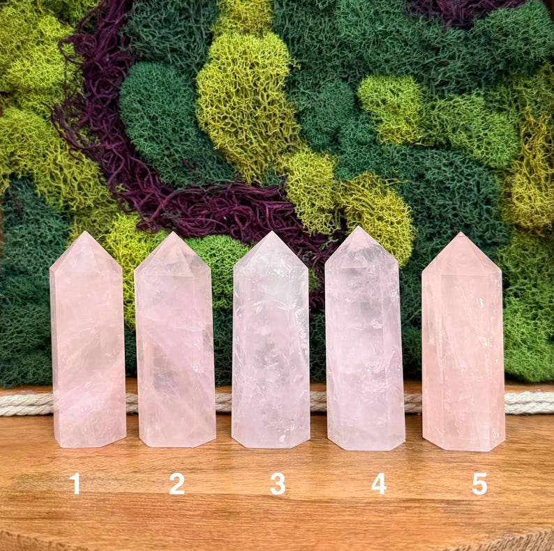 Rose Quartz Crystal Towers 画像 2