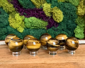 Tiger's Eye Small Crystal Spheres