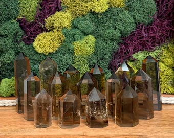Smokey Quartz Crystal Towers - AAA Grade
