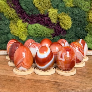 Carnelian Crystal Eggs 画像 1