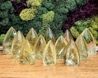 Citrine Crystal Teardrops - AA Grade!