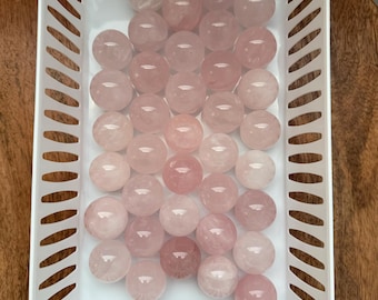 Rose Quartz Crystal Spheres (Small) Intuitively Picked