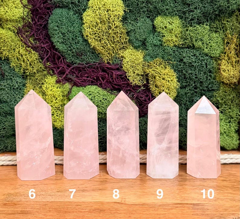 Rose Quartz Crystal Towers 画像 6