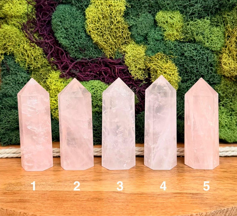 Rose Quartz Crystal Towers 画像 4