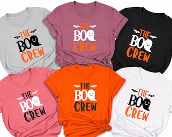 The Boo Crew Shirt, Halloween Family Matching Shirt, Cute Ghost Shirt, Spooky Halloween Crew Tee, Halloween Group Shirts