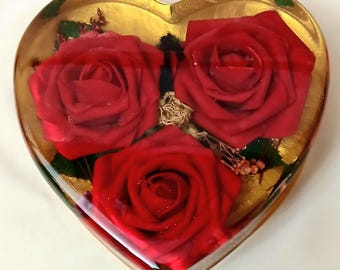 6 "große handgefertigte herzförmige Blumenanzeige Wohnkultur