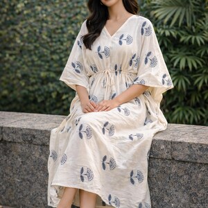 jaipur cotton night dress Women's Jaipuri Printed 100% Soft Cotton Indian full length lightweight Nightgowns/Nighty/Sleepwears XL Night Dress Pack of 4 (White, Pink, Navy Blue & Brown) at Amazon Women's Clothing store