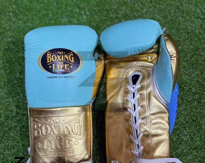 Custom No Boxing No life Gloves Handmade Real Cowhide Leather