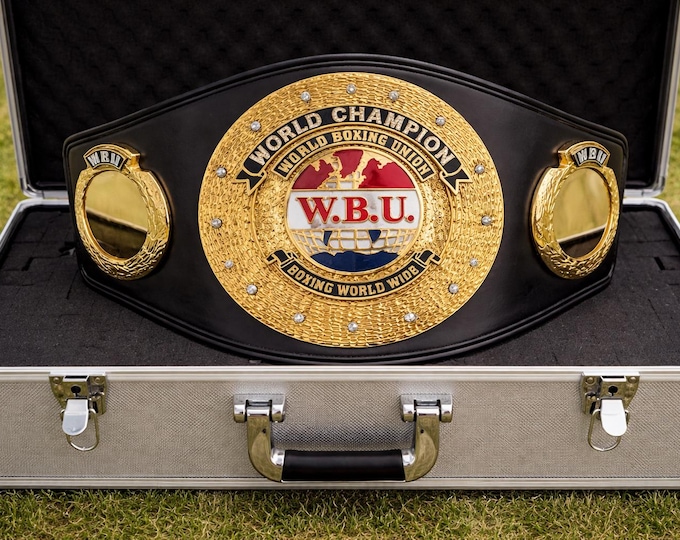 WBU Boxing Championship Title Belt, Adult size, Kids Boxing Gift