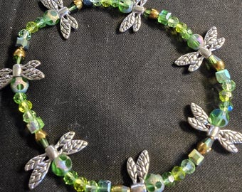 Pulseira de contas Dragonfly Garden