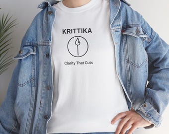 astrology t shirt Krittika | Minimalist Vedic Jyotish tee| Nakshtra, cotton
