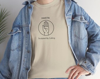 astrology t shirt  | 'Hasta' Line Art| Vedic Nakshatra, cotton