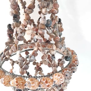 Handmade Natural Sea Shell Wind Chime | Coastal Boho Decor