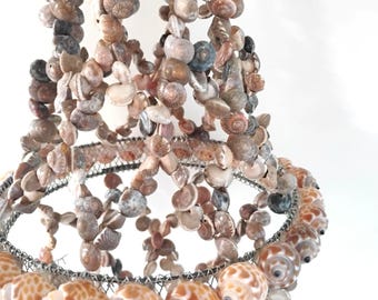 Handmade Natural Sea Shell Wind Chime | Coastal Boho Decor