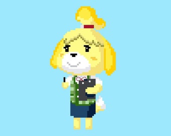 Animal Crossing - Isabelle Cross Stitch Pattern